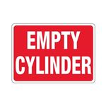 Empty Cylinder Sign